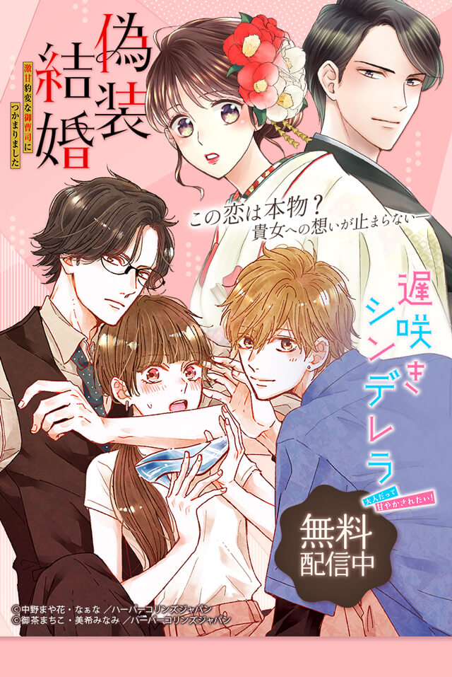 『偽装結婚』『遅咲きシンデレラ』