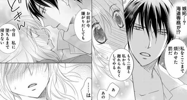 「不埒(ふらち)な秘書におしおきを」のワンシーン