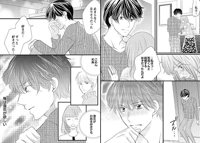 今日、わたしは婚約者の弟に娶られます。のシーン抜粋