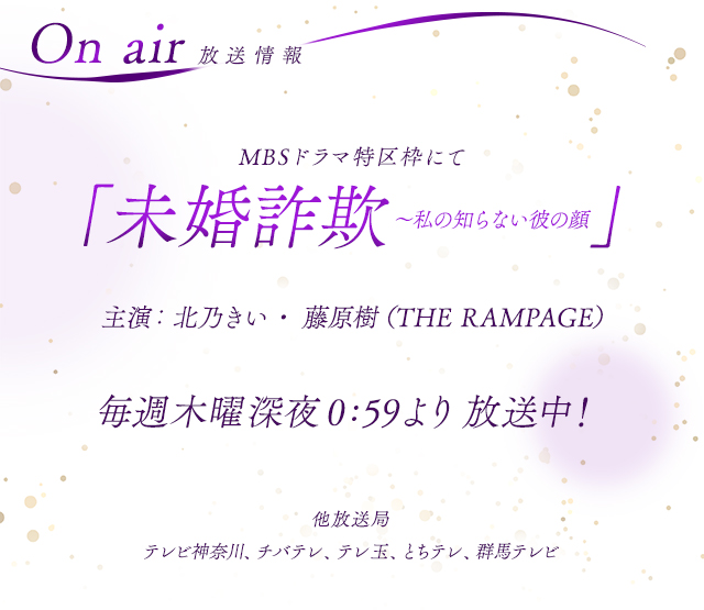 放送情報 毎週木曜深夜0:59より放送中！