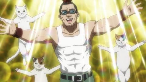 「ニャイト・オブ・ザ・リビングキャット」の第3話「猫の牢獄」の一場面（C）ホークマン・メカルーツ／マッグガーデン／ニャイリビ製作委員会