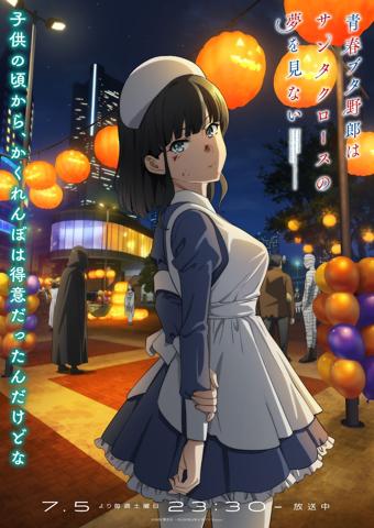 「青春ブタ野郎はサンタクロースの夢を見ない」の「ナイチンゲール編」のビジュアル(C)2024 鴨志田 一/KADOKAWA/青ブタ Project