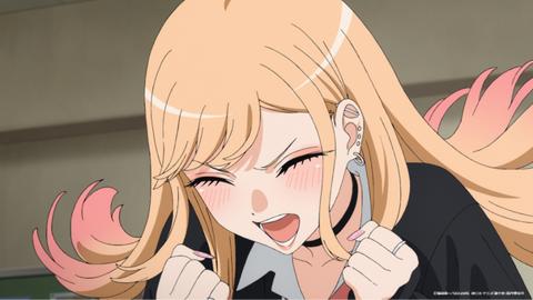 「その着せ替え人形（ビスク・ドール）は恋をする」の第16話「あたしの体の事、全部知ってるんだ」の一場面（c）福田晋一／SQUARE ENIX・アニメ「着せ恋」製作委員会