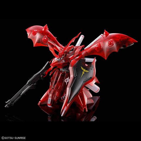 「機動戦士ガンダム 逆襲のシャア ベルトーチカ・チルドレン」のナイチンゲールのガンプラ「HG 1／144 MSN-04II ナイチンゲール ［クリアカラー］」（c）創通・サンライズ