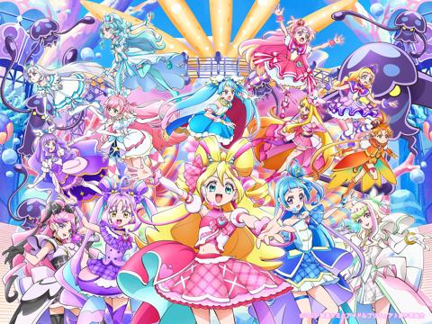 「映画キミとアイドルプリキュア♪ お待たせ！キミに届けるキラッキライブ！」のビジュアル（c）2025 映画キミとアイドルプリキュア♪製作委員会