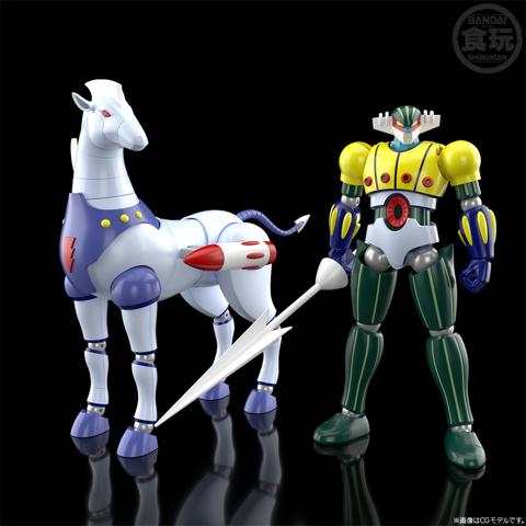 「鋼鉄ジーグ」に登場する鋼鉄ジーグのプラモデル「SMP［SHOKUGAN MODELING PROJECT］ 鋼鉄ジーグ スルーインセット【プレミアムバンダイ限定】」（c）ダイナミック企画・東映アニメーション