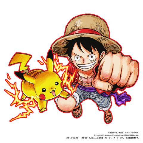 「週刊少年ジャンプ」と「Pokemon」のコラボ企画の尾田栄一郎さんによる描き下ろしイラスト