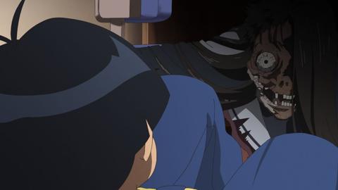 「地獄先生ぬ～べ～」の第6話「てけてけの怪」の一場面（C）真倉翔・岡野剛／集英社・童守小学校卒業生一同