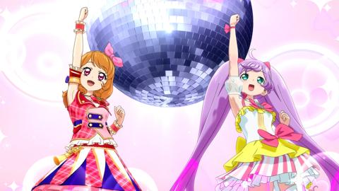 「アイカツ！×プリパラ THE MOVIE -出会いのキセキ！-」の一場面（c）Aikatsu，Pripara 10th Project