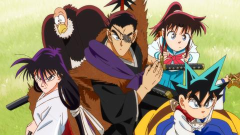 「真・侍伝 YAIBA」の第18話「川中島大決戦」の一場面（C）青山剛昌／小学館／真・侍伝YAIBA製作委員会