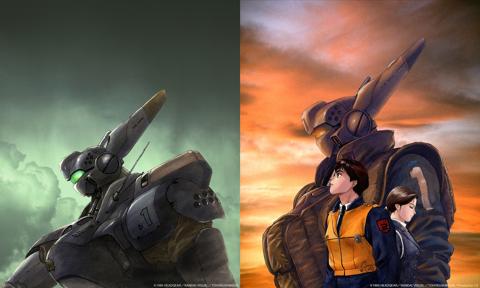 「機動警察パトレイバー 劇場版」「機動警察パトレイバー2 the Movie」のビジュアル（c）1989 HEADGEAR／BANDAI VISUAL／TOHOKUSHINSHA（c）1993 HEADGEAR／BANDAI VISUAL／TOHOKUSHINSHA／Production I.G