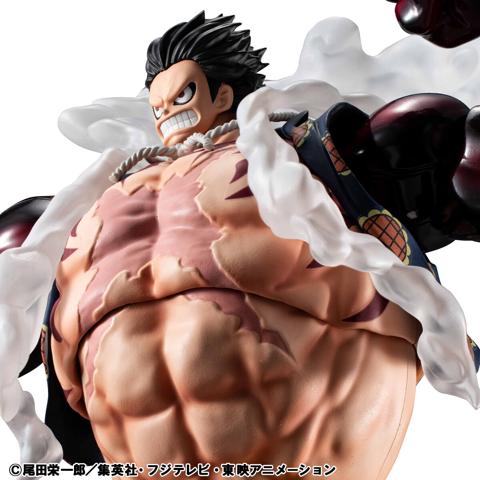 「ONE PIECE」のモンキー・D・ルフィ ギア4 バウンドマンのアクションフィギュア「ヴァリアブルアクション Heroes ONE PIECE モンキー・D・ルフィ ギア4 バウンドマン」（c）尾田栄一郎／集英社・フジテレビ・東映アニメーション
