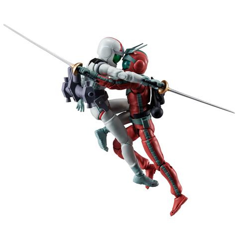 「機動戦士ガンダム」のアムロ・レイとシャア・アズナブルのフィギュアセット「G.M.G. COLLECTION EX 機動戦士ガンダム ア・バオア・クーの決戦」（c）創通・サンライズ