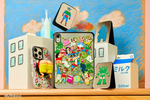 「クレヨンしんちゃん」と「CASETiFY」のコラボコレクションのイメージ