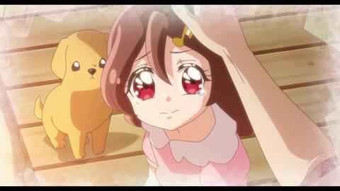 「キミとアイドルプリキュア♪」の第28話「わんわん！きゅーちゃんと一緒！」の一場面（c）ABC-A・東映アニメーション
