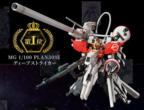 「MG決選投票2025」で1位に選ばれた「MG 1／100 PLAN303E ディープストライカー」（c）創通・サンライズ