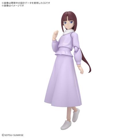「機動新世紀ガンダムX」のティファ・アディールのプラモデル「Figure-rise Standard ティファ・アディール」（c）創通・サンライズ