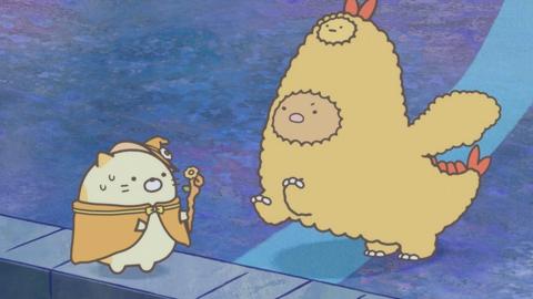 劇場版アニメ「映画 すみっコぐらし 空の王国とふたりのコ」の本予告の一場面（C）2025 日本すみっコぐらし協会映画部