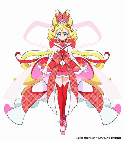 「映画キミとアイドルプリキュア♪ お待たせ!キミに届けるキラッキライブ!」に登場するキュアアイドル-ゴッドアイドルスタイル-(c)2025 映画キミとアイドルプリキュア♪製作委員会