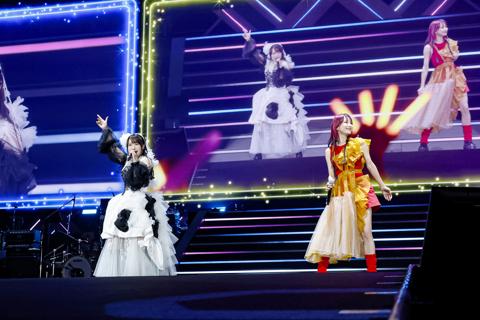 「Animelo Summer Live 2025 “ThanXX！”」に登場した水樹奈々さん（左）とLiSAさん（C）Animelo Summer Live 2025