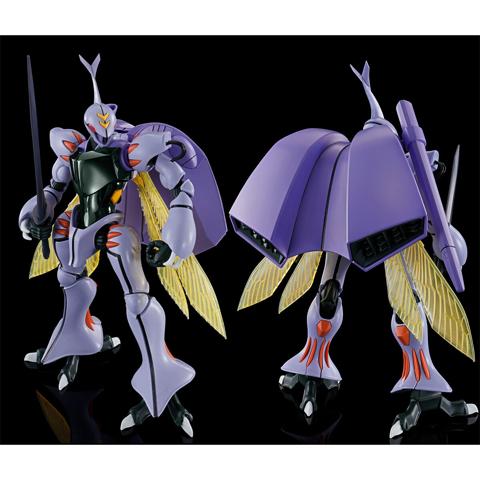 「聖戦士ダンバイン」のダンバインのプラモデル「HG 1／72 ダンバイン」（c）創通・サンライズ