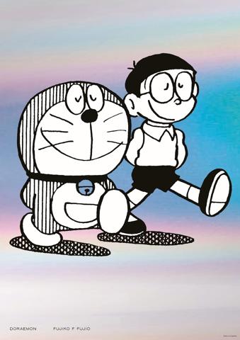 「ドラえもんたのしいポスターコレクション」の「たのしい一日、かがやく毎日」（C）藤子プロ・小学館