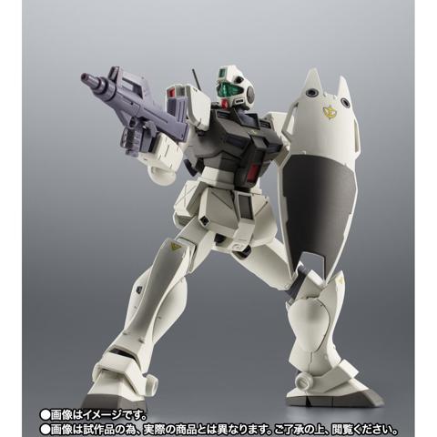 「機動戦士ガンダム0080 ポケットの中の戦争」のジム・コマンドのフィギュア「ROBOT魂 ＜SIDE MS＞ RGM-79G ジム・コマンド ver. A.N.I.M.E. ～コロニー戦仕様～」（c）創通・サンライズ