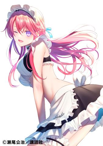 「女神のカフェテラス」の第6回ヒロイン人気投票で1位に選ばれた幕澤桜花