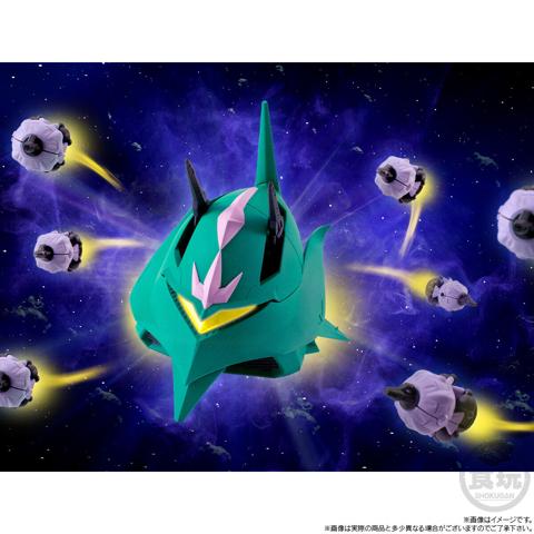 「機動戦士ガンダム」のララァ専用モビルアーマーのフィギュア「FW GUNDAM CONVERGE ララァ専用モビルアーマー【プレミアムバンダイ限定】」（c）創通・サンライズ