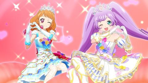 劇場版アニメ「アイカツ！×プリパラ THE MOVIE -出会いのキセキ！-」の一場面（c）Aikatsu，Pripara 10th Project