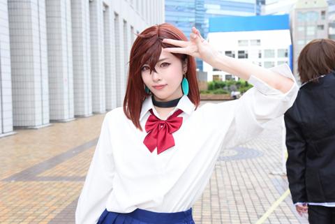 「ダンダダン」の綾瀬桃のコスプレを披露したみそらさん