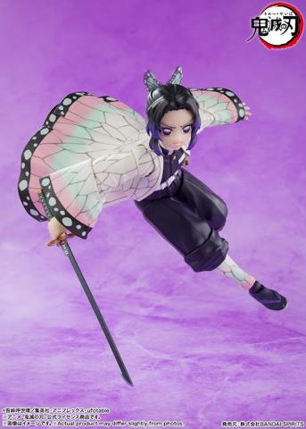 「鬼滅の刃」の胡蝶しのぶのフィギュア「S.H.Figuarts 胡蝶しのぶ」(c)吾峠呼世晴/集英社・アニプレックス・ufotable