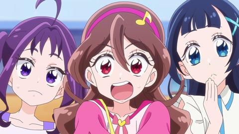 「キミとアイドルプリキュア♪」の第33話「どすこ～い！アイドルデビュー！？」の一場面（c）ABC-A・東映アニメーション