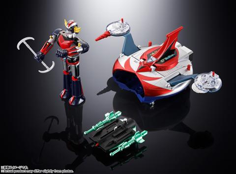 「UFOロボ グレンダイザー」の玩具「超合金 DELUXE グレンダイザー ＆ UFOスペイザー」（c）ダイナミック企画・東映アニメーション