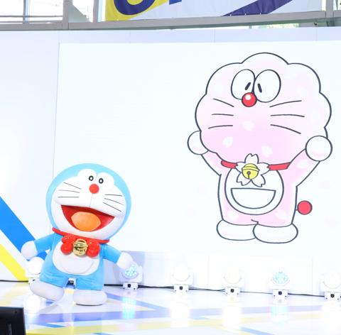 TOKYO DREAM PARK コンテンツ発表会に登場したドラえもん