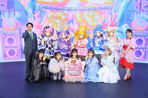 劇場版アニメ「映画キミとアイドルプリキュア♪ お待たせ！キミに届けるキラッキライブ！」の「キラッキライブツアーファイナル」の様子（c）2025 映画キミとアイドルプリキュア♪製作委員会