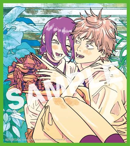 「チェンソーマン レゼ篇」の入場者プレゼント第2弾の藤本タツキさん描き下ろしミニ色紙風カード（C）2025 MAPPA／チェンソーマンプロジェクト （C）藤本タツキ／集英社