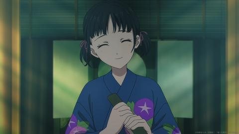 「鬼人幻燈抄」の第24話「林檎飴天女抄（後編）」の一場面（C）中西モトオ／双葉社・「鬼人幻燈抄」製作委員会