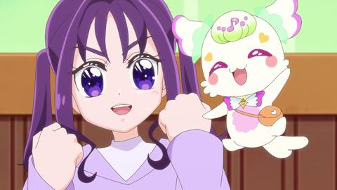 「キミとアイドルプリキュア♪」の第35話「遊園地デートはとつぜんに！？」の一場面（c）ABC-A・東映アニメーション