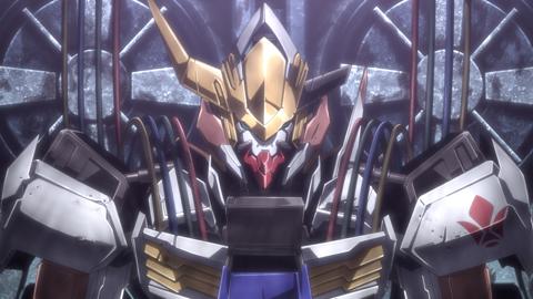 アニメ「機動戦士ガンダム 鉄血のオルフェンズ ウルズハント」の新作「幕間の楔」の一場面（c）創通・サンライズ