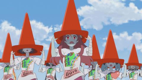 「ゾンビランドサガ」の振り返り映像（ハチャメチャ編）の一場面（C）劇場版ゾンビランドサガ製作委員会