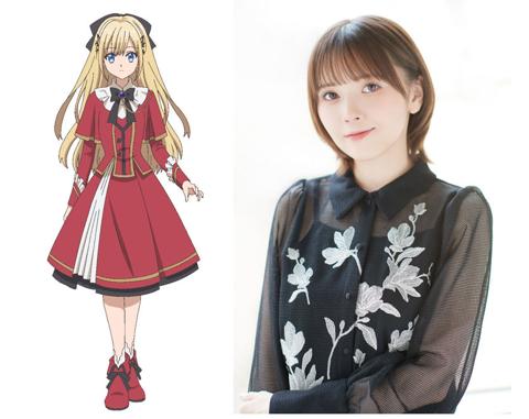 「魔術師クノンは見えている」に登場するミリカ（左）とミリカを演じる鬼頭明里さん（c）南野海風・Laruha／KADOKAWA／「魔術師クノンは見えている」製作委員会