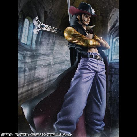 「ONE PIECE」のジュラキュール・ミホークのフィギュア「Portrait.Of.Pirates ワンピース SA-LIMITED “鷹の目” ジュラキュール・ミホーク Ver.R」（c）尾田栄一郎／集英社・フジテレビ・東映アニメーション