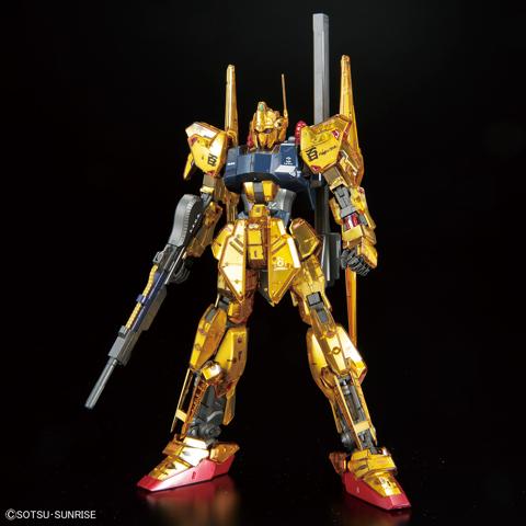 「機動戦士Zガンダム」の百式のガンプラ「MG 1/100 ガンダムベース限定 百式 Ver.2.0 ［メカニカルコアメッキ］」（c）創通・サンライズ