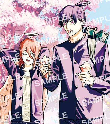 「チェンソーマン レゼ篇」の入場者プレゼント第3弾の「藤本タツキ先生 描き下ろしビジュアルカード」（C）2025 MAPPA／チェンソーマンプロジェクト （C）藤本タツキ／集英社