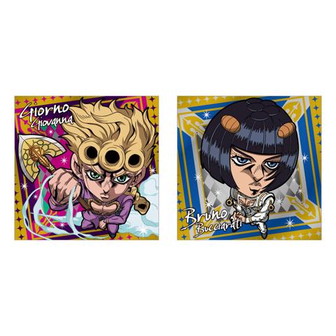 「ジョジョの奇妙な冒険 黄金の風」のシール付きウエハース「にふぉるめーしょん ジョジョの奇妙な冒険 シールウエハース ～黄金の風 Episodio02～（20個入）」（c）LUCKY LAND COMMUNICATIONS／集英社・ジョジョの奇妙な冒険GW製作委員会