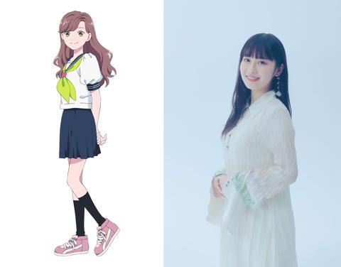 「正反対な君と僕」に登場する本田（左）と本田の声優を務める楠木ともりさん（c）阿賀沢紅茶／集英社・「正反対な君と僕」製作委員会