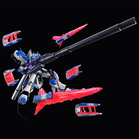 ガンプラ「RG 1／144 Hi-νガンダム」（バンダイスピリッツ）のオプションパーツ「RG 1／144 Hi-νガンダム専用ハイパー・メガ・バズーカ・ランチャー＆ファンネルディスプレイセット」