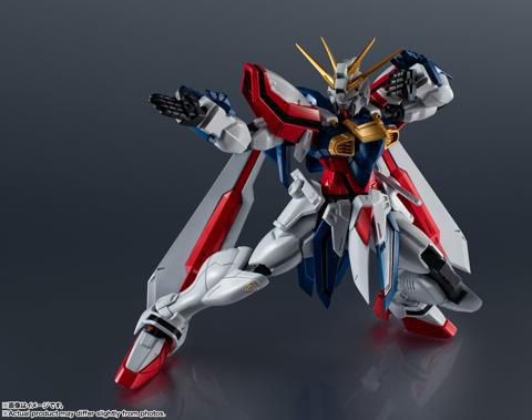 「機動武闘伝Gガンダム」のゴッドガンダムのフィギュア「GUNDAM UNIVERSE GF13-017NJII BURNING GUNDAM RENEWAL」（c）創通・サンライズ
