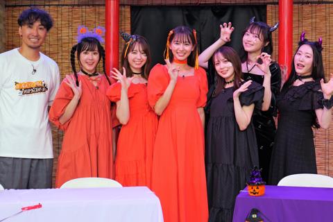 10月31日に東映特撮ファンクラブで配信される「ガールズリミックス in浅草花やしき」出演者(C)東映特撮ファンクラブ(C)石森プロ・東映